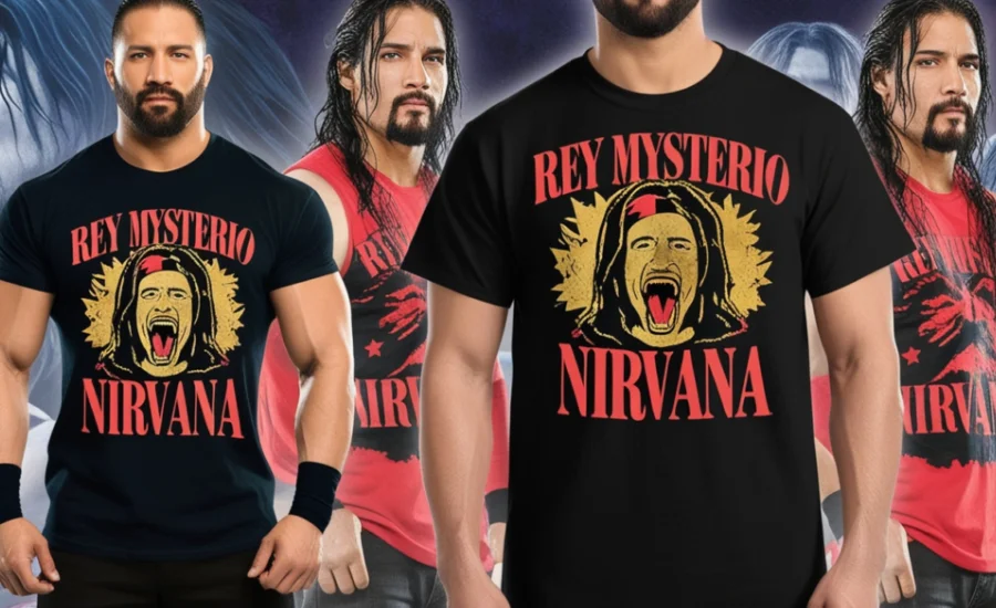 Rey mysterio nirvana inspired shirt